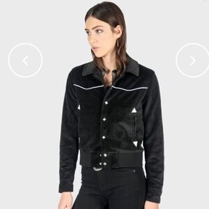 Straight To Hell JACKSON – BLACK VELVET JACKET